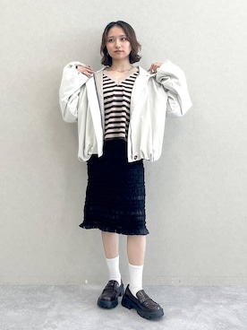 mirukikukaguさん（レディース・154cm）の秋コーディネート