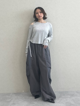 「RAGEBLUE（レイジブルー）のアイテム」を使った、mirukikukaguさん（レディース・154cm）の秋コーディネート