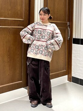 mirukikukaguさん（レディース・154cm）の冬コーディネート