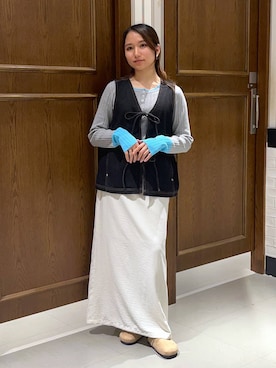 「RAGEBLUE（レイジブルー）のアイテム」を使った、mirukikukaguさん（レディース・154cm）の春コーディネート