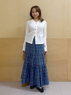 「POLO BCS（ポロ ビーシーエス）のアイテム」を使った、mirukikukaguさん（レディース・154cm）の春コーディネート