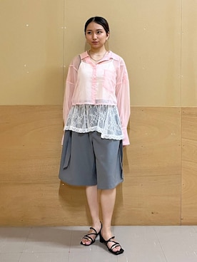 mirukikukaguさん(レディース・154cm)の夏コーディネート