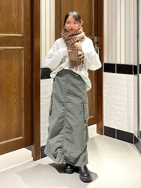 mirukikukaguさん（レディース・154cm）の冬コーディネート