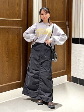 「RAGEBLUE（レイジブルー）のアイテム（ブーツ）」を使った、mirukikukaguさん（レディース・154cm）の冬コーディネート