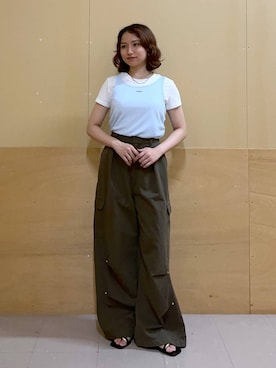 「RAGEBLUE（レイジブルー）のアイテム（アクセサリー）」を使った、mirukikukaguさん（レディース・154cm）の夏コーディネート