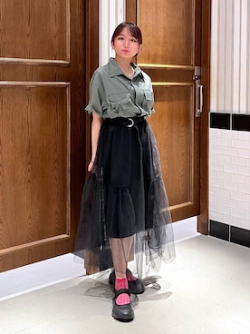 mirukikukaguさん（レディース・154cm）の夏コーディネート