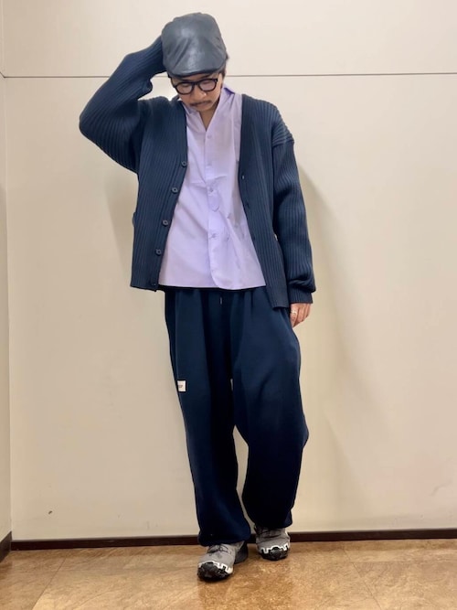ブロード ラウンドカラーシャツ