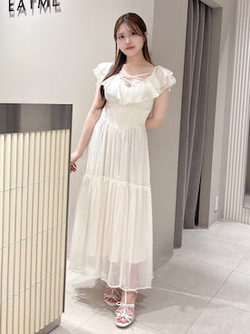 寧音さん（レディース・156cm）の夏コーディネート