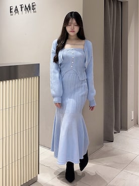 寧音さん（レディース・156cm）の冬コーディネート