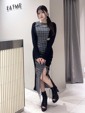 寧音さん（レディース・156cm）の冬コーディネート