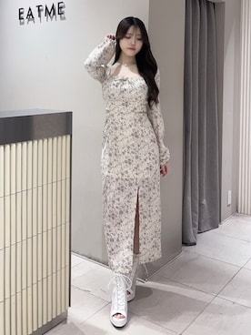 寧音さん（レディース・156cm）の冬コーディネート