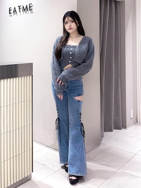 寧音さん（レディース・156cm）の冬コーディネート