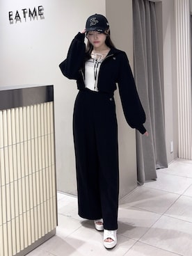 寧音さん（レディース・156cm）の冬コーディネート