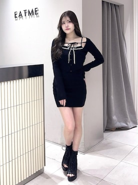 寧音さん（レディース・156cm）の冬コーディネート