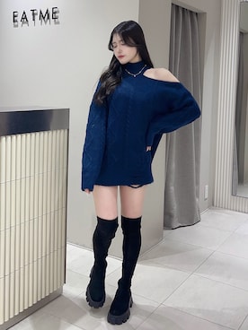 寧音さん（レディース・156cm）の冬コーディネート