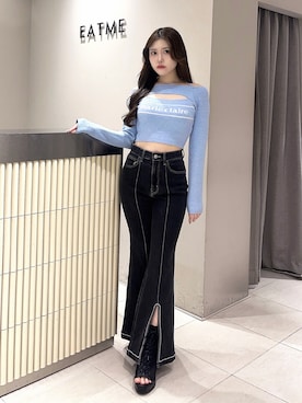 寧音さん（レディース・156cm）の春コーディネート