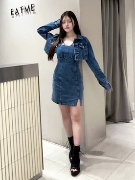 寧音さん（レディース・156cm）の春コーディネート