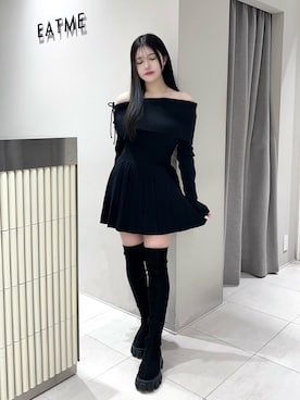 寧音さん（レディース・156cm）の冬コーディネート