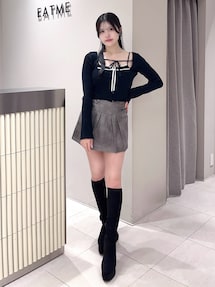 バイカラーキャミニットアンサンブル｜イートミー（EATME）公式通販