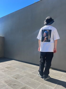 「HUF（ハフ）のMASON PANT / HUF ハフ パンツ（その他パンツ）」を使った、ジョンさん（メンズ・172cm・30代）の夏コーディネート