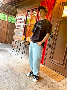 ジョンさんの（HUF | ハフ）を使ったコーディネート