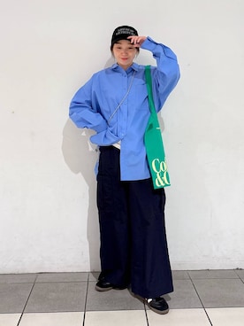 「LAKOLE（ラコレ）のアイテム（キャップ）」を使った、jump18さん（レディース・150cm）の春コーディネート