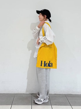 「LAKOLE（ラコレ）のアイテム（キャップ）」を使った、jump18さん（レディース・150cm）の春コーディネート