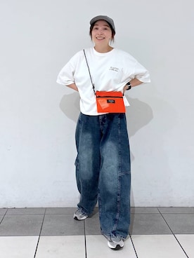 「LAKOLE（ラコレ）のアイテム（キャップ）」を使った、jump18さん（レディース・150cm）の春コーディネート