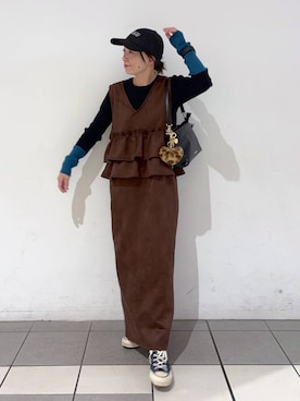 「LAKOLE（ラコレ）のアイテム」を使った、jump18さん（レディース・150cm）の秋コーディネート