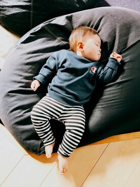 「UNIQLO（ユニクロ）のアイテム（パンツ、その他）」を使った、なおちん..☺︎꒡̈⃝さん（キッズ・80cm）の秋コーディネート