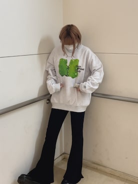 「NICE GHOST CLUB（ナイスゴーストクラブ）のアイテム」を使った、415dayonさん（レディース・167cm）の春コーディネート