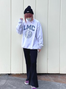 「LMCのアイテム（帽子）」を使った、415dayonさん（レディース・167cm）の秋コーディネート