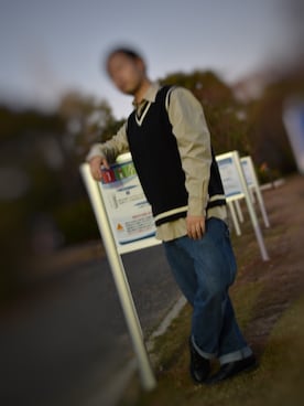 「niko and...（ニコアンド）のアイテム（ブーツ）」を使った、rengeさん（メンズ・173cm）の秋コーディネート