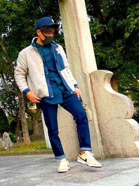 「417 EDIFICE（フォーワンセブンエディフィス）のアイテム（ジャケット/アウター）」を使った、bashaaaaan［相互フォロー］ さん（メンズ・171cm）の冬コーディネート