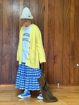 「R&D.M.Co OLDMAN’S TAILOR（オールドマンズテイラー）のアイテム（バッグ）」を使った、keiと申します😅さん（レディース・151cm）の冬コーディネート
