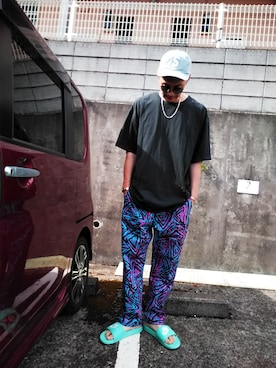 「NIKE SB（ナイキエスビー）のアイテム（パンツ）」を使った、rms0414さん（メンズ・181cm）の夏コーディネート