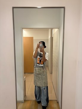 「Manhattan Portage（マンハッタンポーテージ）のアイテム」を使った、Hanaさん（レディース・164cm）の秋コーディネート