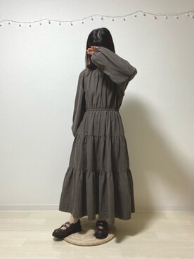 「152cm」｜「アイテム（その他シューズ）」を使った、あやこさん（レディース・152cm）の秋コーディネート