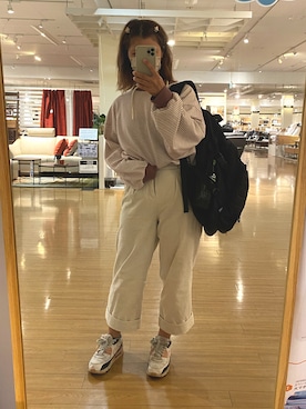 「moitytto」｜「アイテム（パンツ）」を使った、あやこさん（レディース・152cm）の秋コーディネート