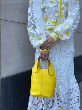 「アイテム（スカート）」を使った、Staff_Sさん（レディース・168cm）の冬コーディネート
