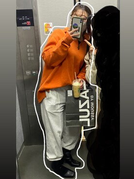 suu.さん（レディース・155cm）の冬コーディネート