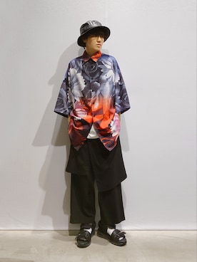 「semantic design（セマンティックデザイン）のアイテム」を使った、kezmuraさん（レディース・170cm）の春コーディネート