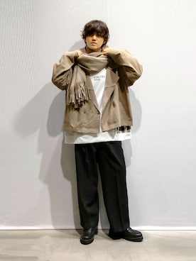 「semantic design（セマンティックデザイン）のアイテム」を使った、kezmuraさん（レディース・170cm）の冬コーディネート