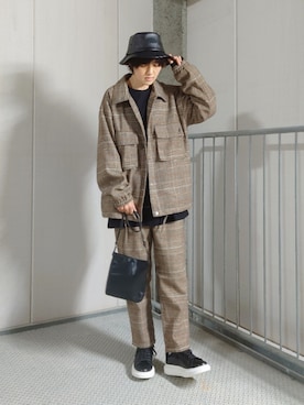 kezmuraさんの（KANGOL | カンゴール）を使ったコーディネート