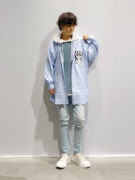 「semantic design（セマンティックデザイン）のアイテム」を使った、kezmuraさん（レディース・170cm）の春コーディネート
