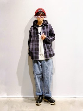 「semantic design（セマンティックデザイン）のアイテム」を使った、kezmuraさん（レディース・170cm）の秋コーディネート