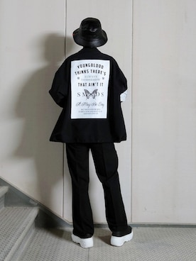 「semantic design（セマンティックデザイン）のアイテム」を使った、kezmuraさん（レディース・170cm）の冬コーディネート