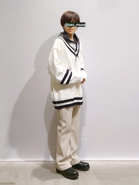 「semantic design（セマンティックデザイン）のアイテム」を使った、kezmuraさん（レディース・170cm）の秋コーディネート