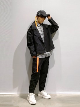 「semantic design（セマンティックデザイン）のアイテム」を使った、kezmuraさん（レディース・170cm）の冬コーディネート