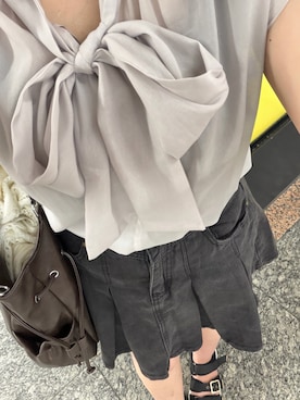 「pyornim（ピョルニム）のアイテム」を使った、mi-yaさん（レディース・145cm）の夏コーディネート